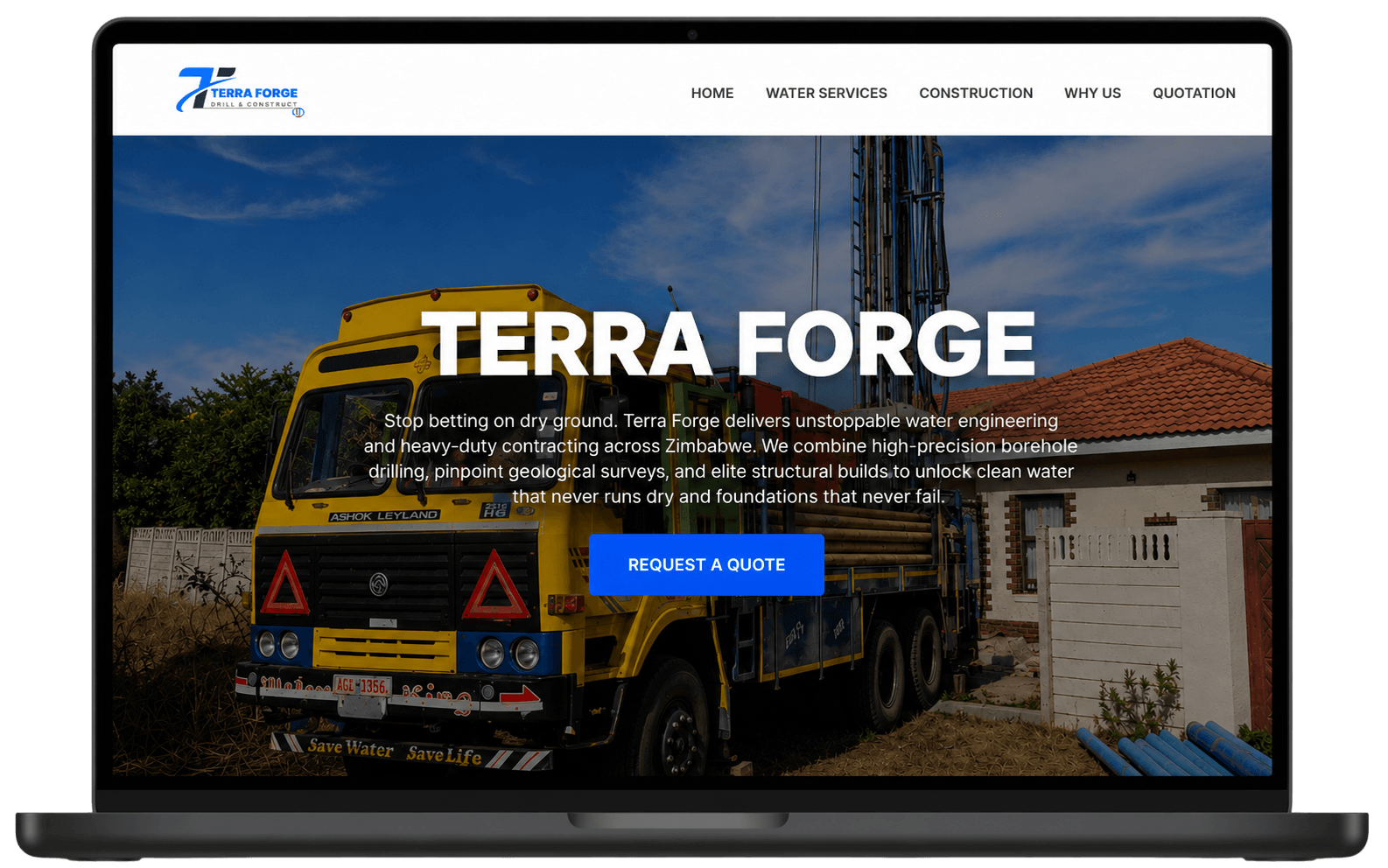 Terra Forge website