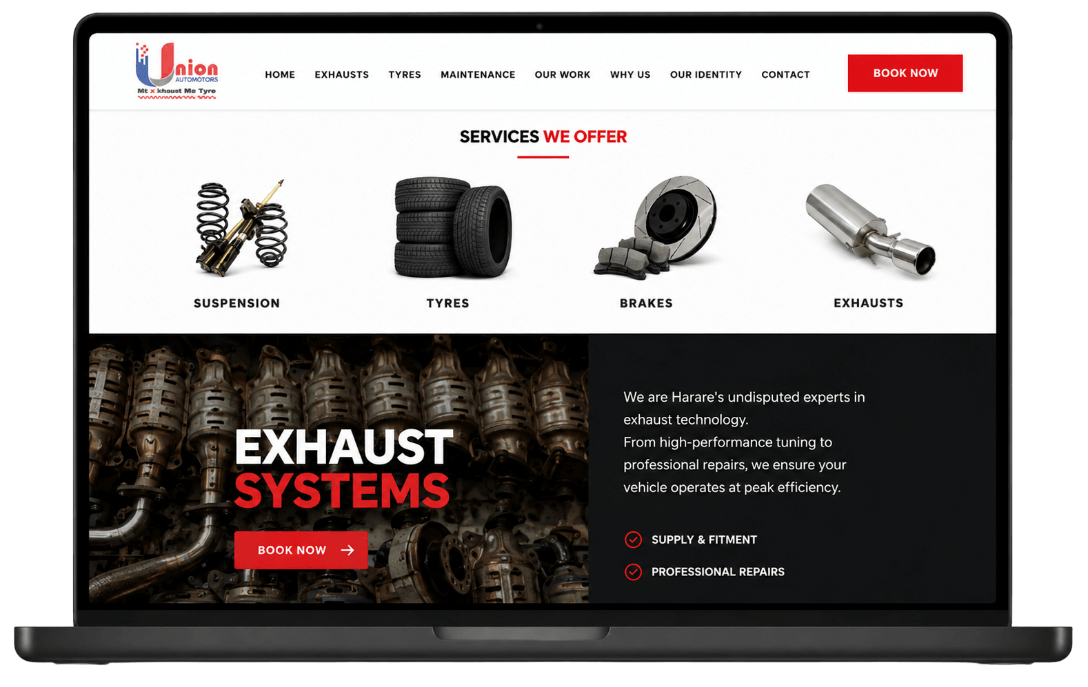 Union Auto Motors website